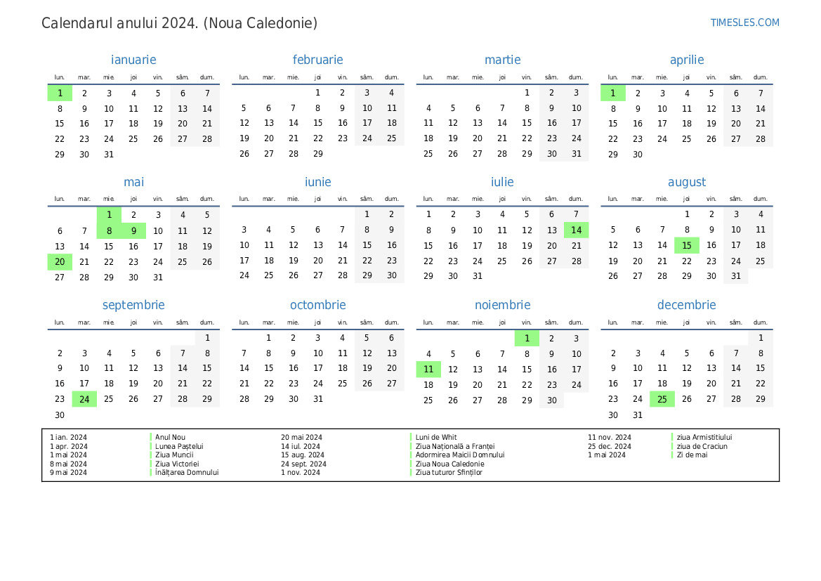 Calendrier Scolaire 2024 Nouvelle Caledonie Image To U