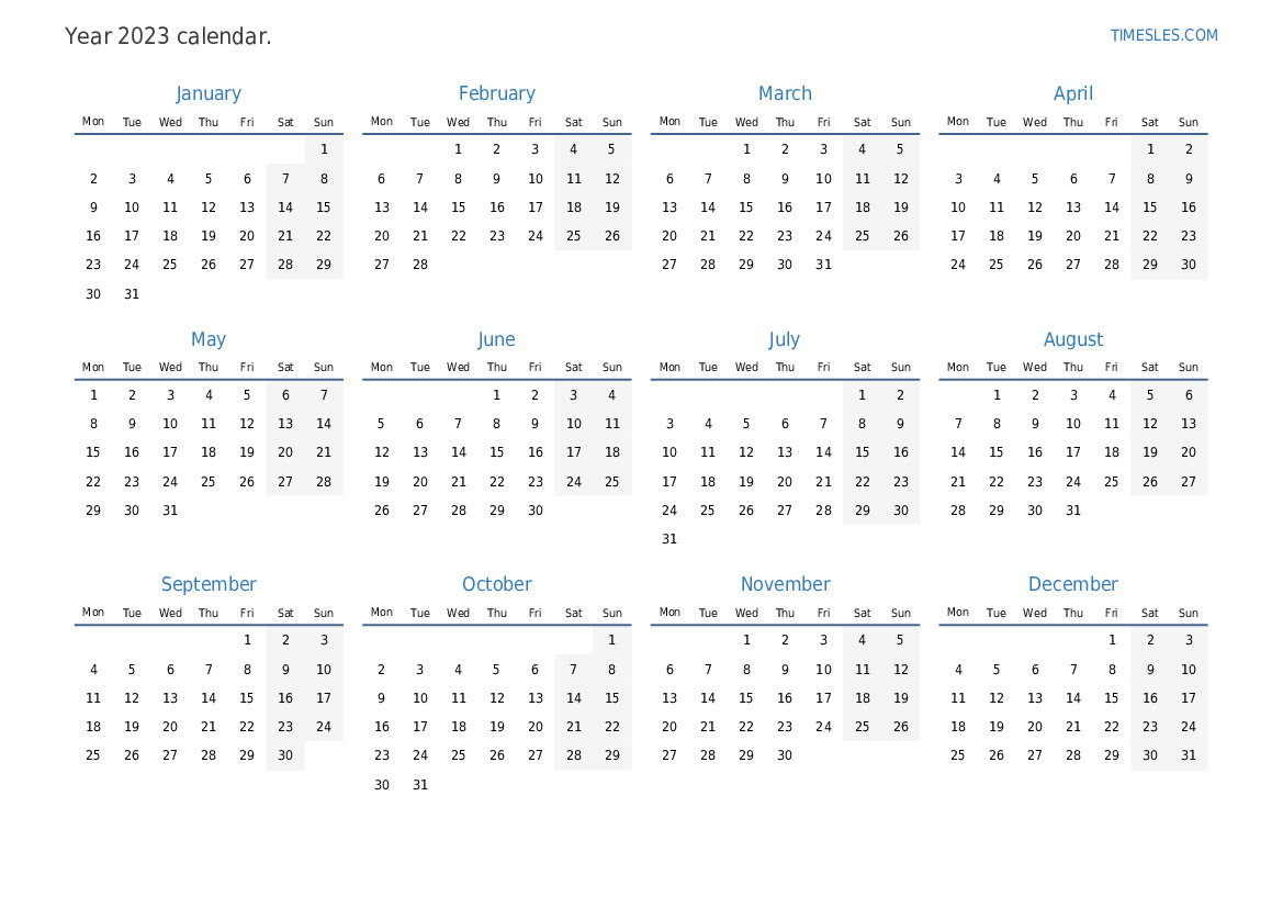 Calendar For 2023 With Holidays In Somalia Print And Download Calendar