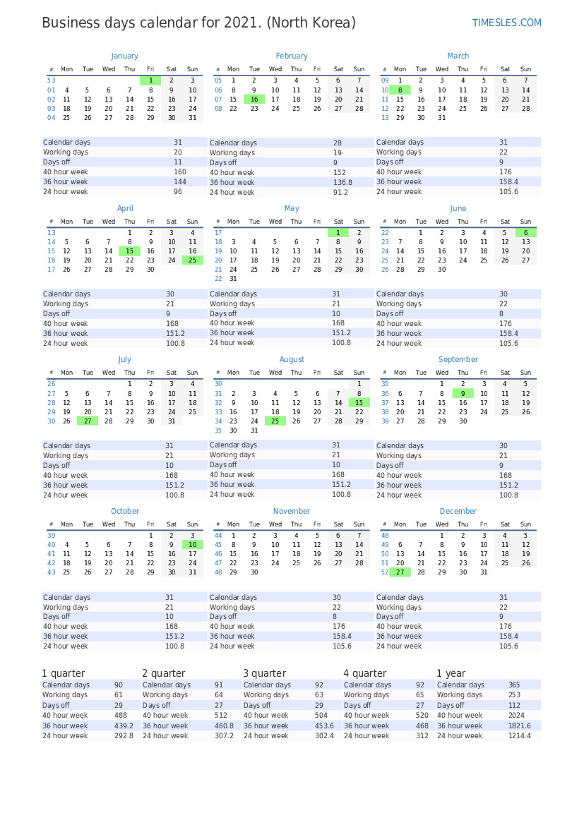 holidays march 2021