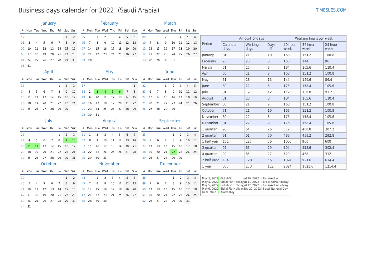 Pdf 2022 aramco calendar Printable Calendar